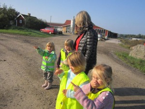 Vi räknar tillsammans, 1,2,3,4,5,6,7 stycken.