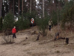 På jakt efter skräp
